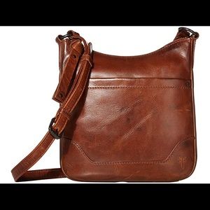 Frye Melissa cognac swing bag